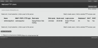 How to create an email account using our Python/Django Control Panel
