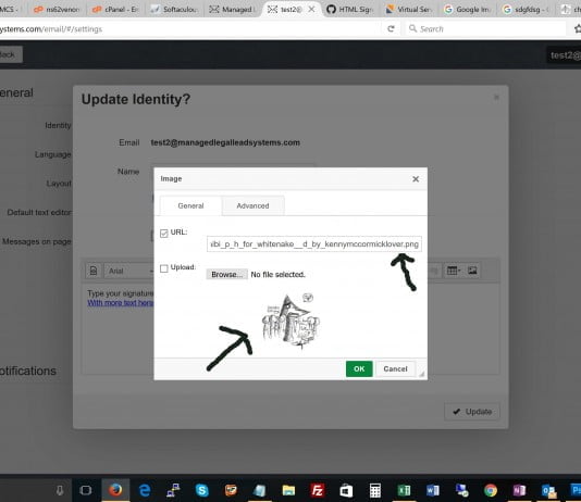 How to add a signature to Rainloop Webmail (cPanel server)