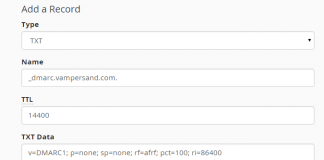 How to add DMARC records in cPanel
