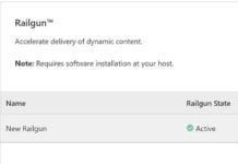 How to enable CloudFlare and Railgun on your Plesk powered plan