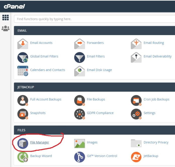 How to use the file manager in cPanel | Webhostpython