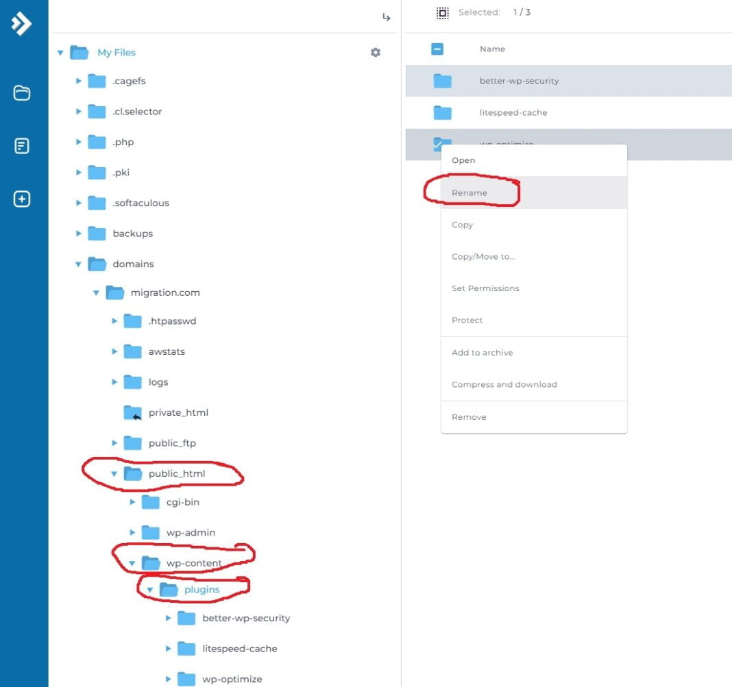 How to use File manager in DirectAdmin | Webhostpython