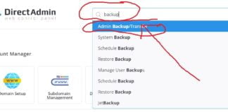 How to migrate accounts from one DirectAdmin server to another